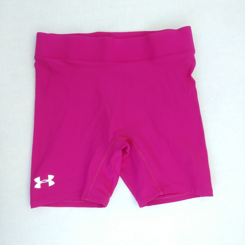 UNDER ARMOUR COMPRESSION SHORTS HOT PINK XS